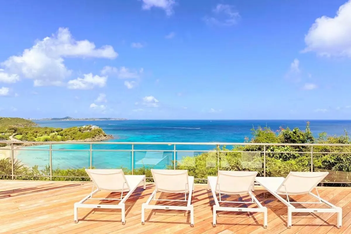Villa 3 Chambres Renovee, Piscine Et Vue Mer Exceptionnelle La Savane Sint Maarten